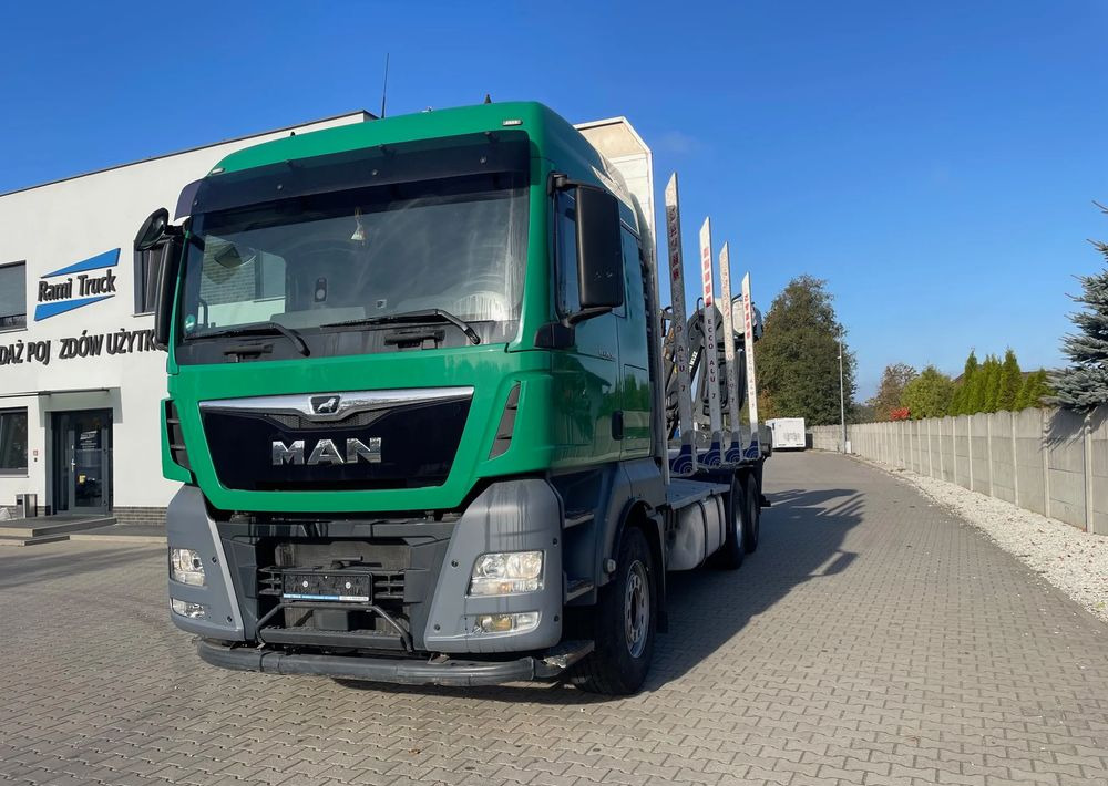 MAN TGX 26.500, 6x4, HDS EPSILOM M12Z, do transportu drewna. - Timmerbil, Kranbil: bild 1 MAN TGX 26.500, 6x4, HDS EPSILOM M12Z, do transportu drewna. - Timmerbil, Kranbil: bild 1