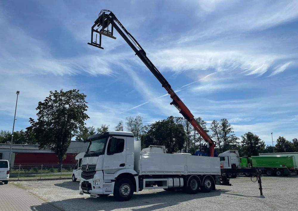 Mercedes-Benz Arocs 2545, HDS ATLAS 186.3 - PILOT - Flakbil, Kranbil: bild 2 Mercedes-Benz Arocs 2545, HDS ATLAS 186.3 - PILOT - Flakbil, Kranbil: bild 2