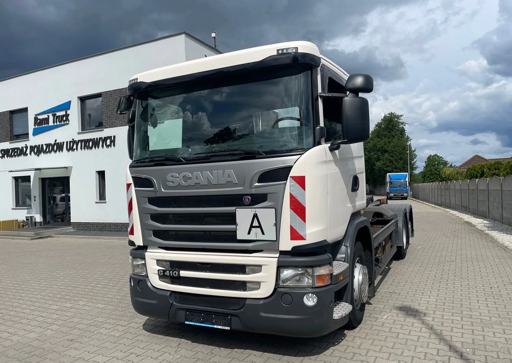 Scania R410 Hakowiec MEILLER RK20 65 - Lastväxlare lastbil: bild 1 Scania R410 Hakowiec MEILLER RK20 65 - Lastväxlare lastbil: bild 1