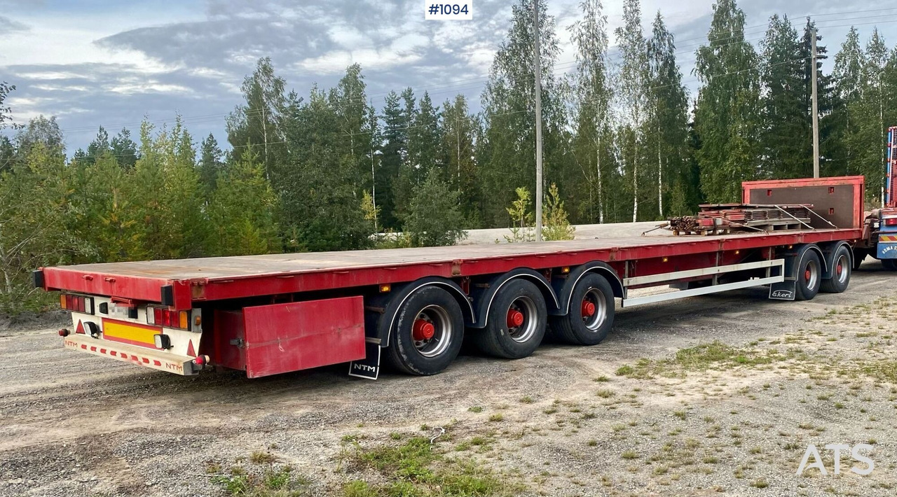 NTM 5-akselinen Lavaperävaunu - Flaksläp: bild 3 NTM 5-akselinen Lavaperävaunu - Flaksläp: bild 3
