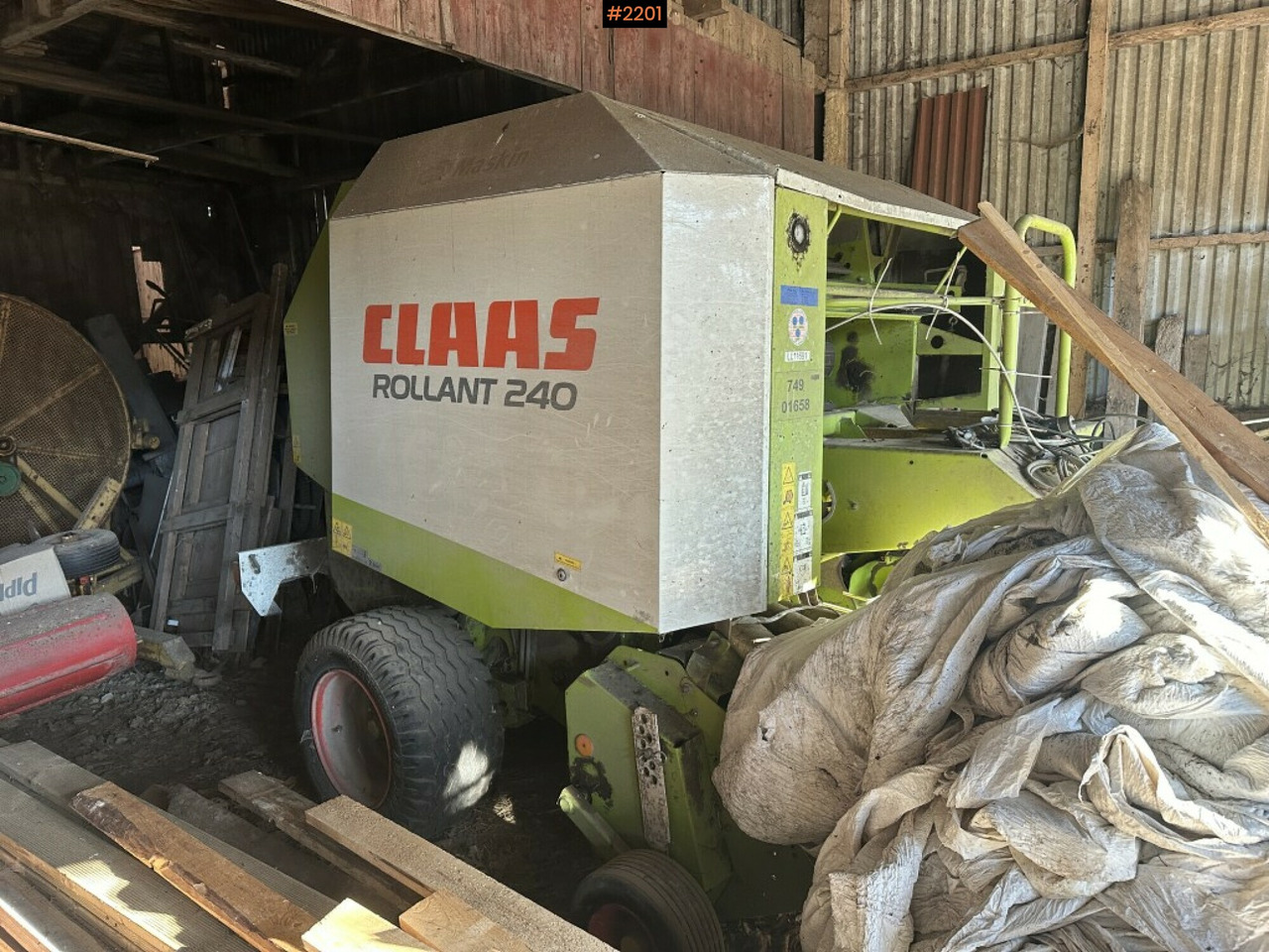 Baler Claas Rollant 240 - Utrustning för vallskörd: bild 1 Baler Claas Rollant 240 - Utrustning för vallskörd: bild 1