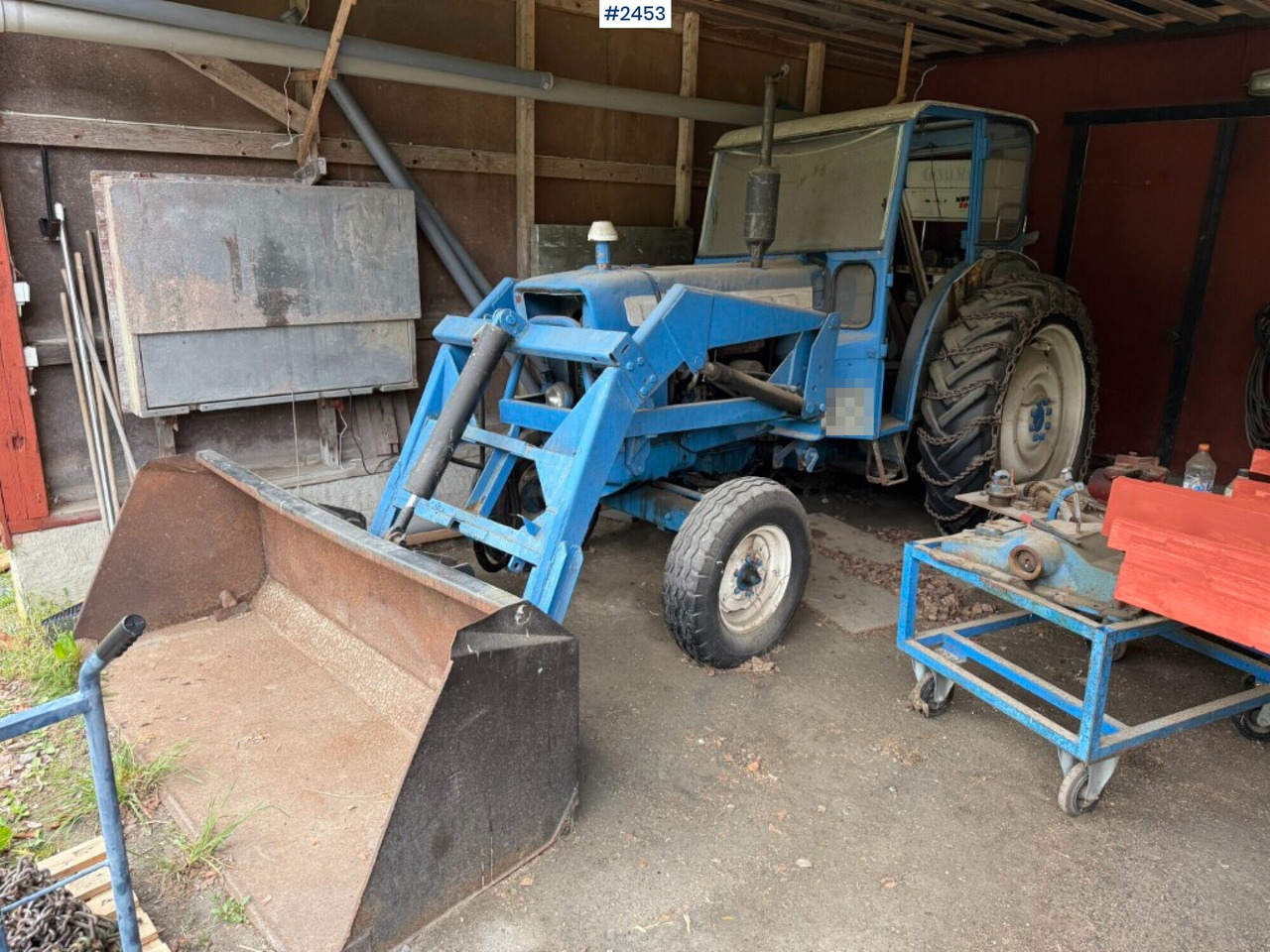 Ford Super Major 5000 with front loader Rep. object - Traktor: bild 2 Ford Super Major 5000 with front loader Rep. object - Traktor: bild 2