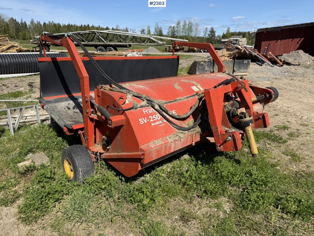 Fransgård SV 250 swath aerator with swath rake - Utrustning för vallskörd: bild 3 Fransgård SV 250 swath aerator with swath rake - Utrustning för vallskörd: bild 3