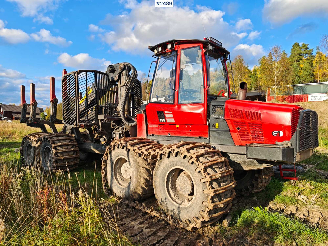 Komatsu 895 Forwarder (VIDEO) - Skotare: bild 1 Komatsu 895 Forwarder (VIDEO) - Skotare: bild 1