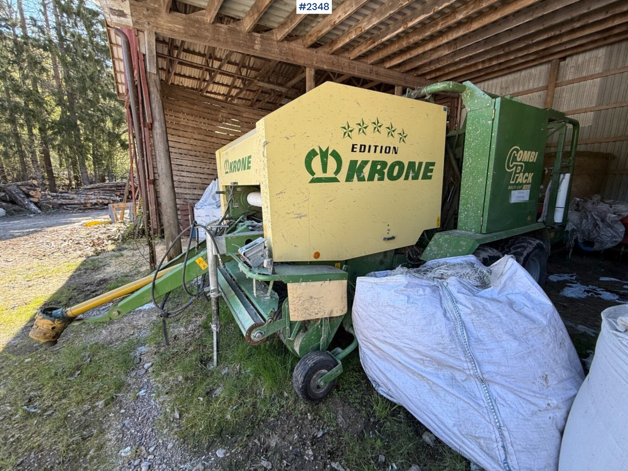 Krone Combi pack Multi-Cut 1500 round baler - Utrustning för vallskörd: bild 4 Krone Combi pack Multi-Cut 1500 round baler - Utrustning för vallskörd: bild 4