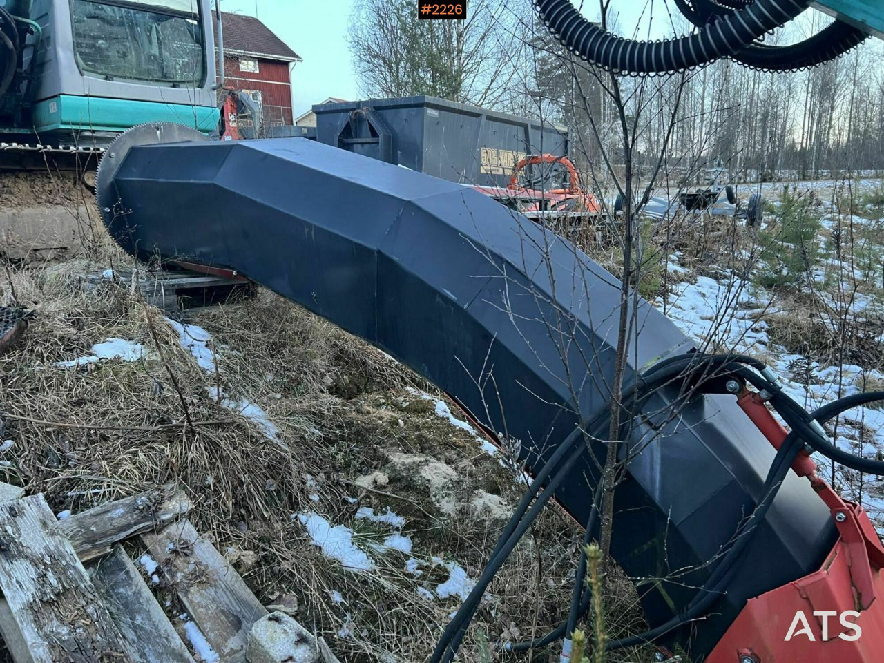 Ejector pipe/Extension arm Fransgard - 3500 mm - Reservdelar för Snöslunga: bild 2 Ejector pipe/Extension arm Fransgard - 3500 mm - Reservdelar för Snöslunga: bild 2