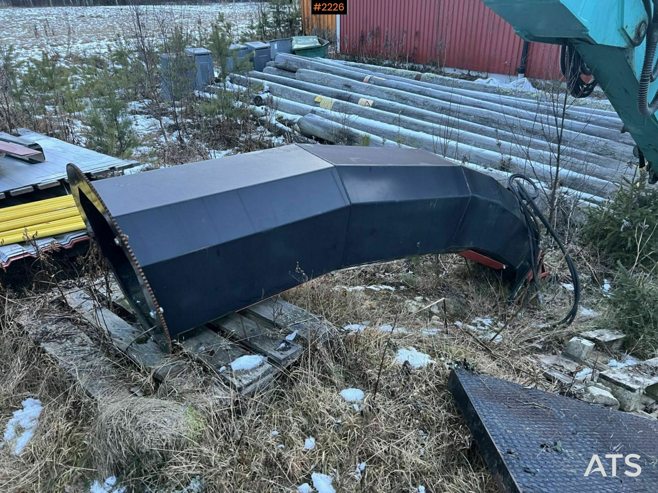Ejector pipe/Extension arm Fransgard - 3500 mm - Reservdelar för Snöslunga: bild 3 Ejector pipe/Extension arm Fransgard - 3500 mm - Reservdelar för Snöslunga: bild 3