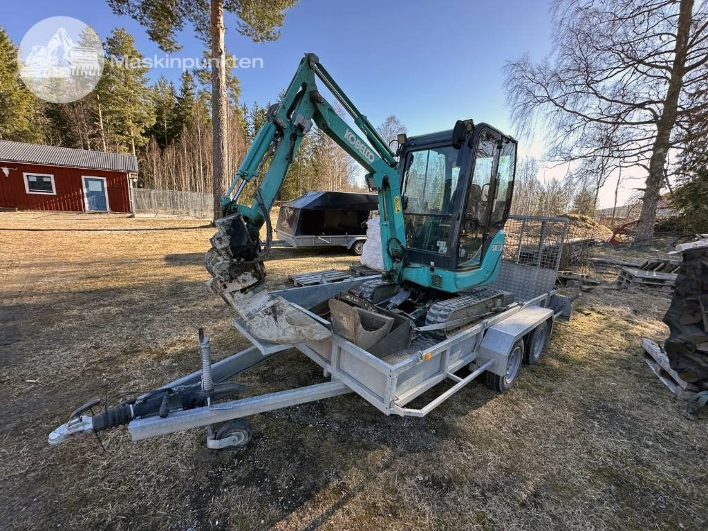 Kobelco SK 18 Med vagn! - Minigrävmaskin: bild 1 Kobelco SK 18 Med vagn! - Minigrävmaskin: bild 1