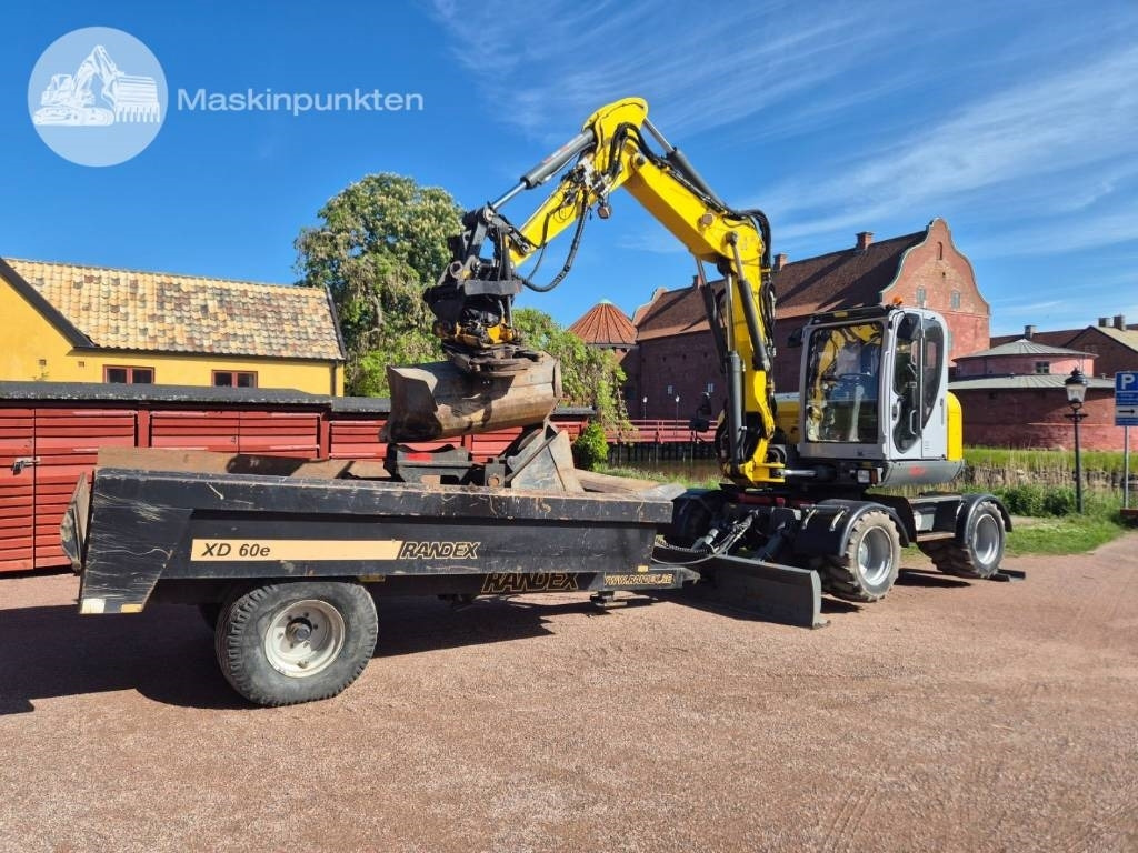 Wacker Neuson EW 100 med vagn - Grävmaskin på däck: bild 2 Wacker Neuson EW 100 med vagn - Grävmaskin på däck: bild 2