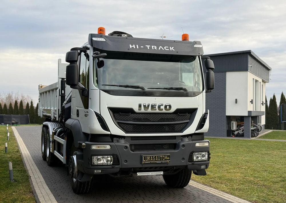 Iveco TRAKKER 450 6X4 PODWÓJNA HYDRO-BURTA HIAB 104 - Tippbil lastbil, Kranbil: bild 2 Iveco TRAKKER 450 6X4 PODWÓJNA HYDRO-BURTA HIAB 104 - Tippbil lastbil, Kranbil: bild 2