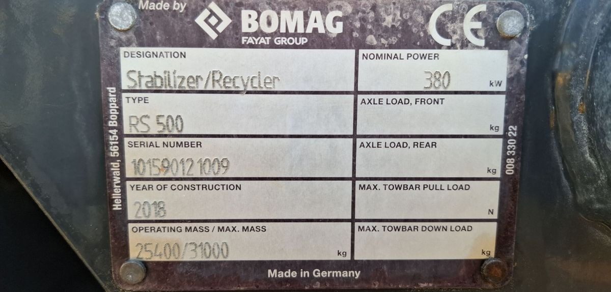 BOMAG DE RS 500 Stage IV/Tier 4f - Asfaltmaskin: bild 2 BOMAG DE RS 500 Stage IV/Tier 4f - Asfaltmaskin: bild 2
