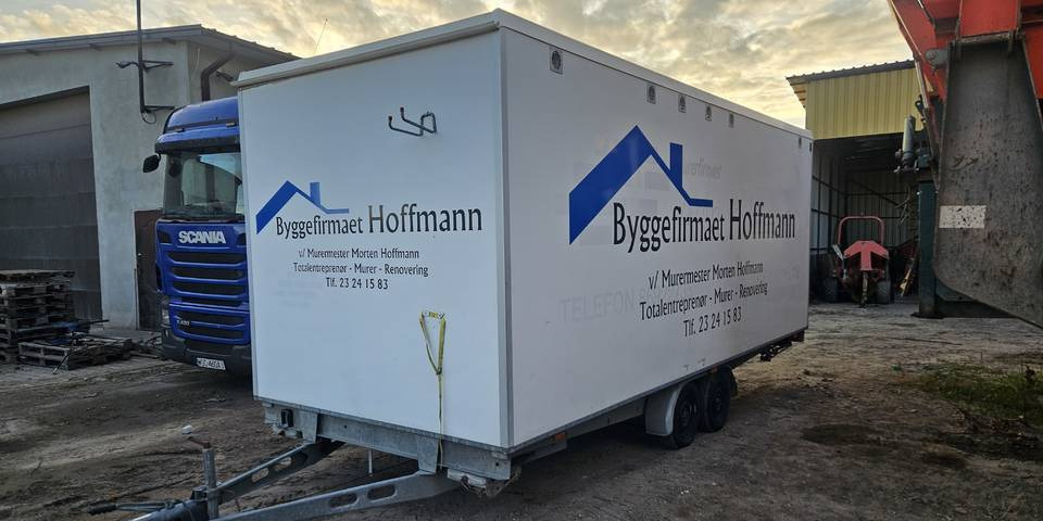 Przyczepa socjalna zarejestrowana prysznic WC kontener barak Scanvogn - Container hus, Släp: bild 1 Przyczepa socjalna zarejestrowana prysznic WC kontener barak Scanvogn - Container hus, Släp: bild 1