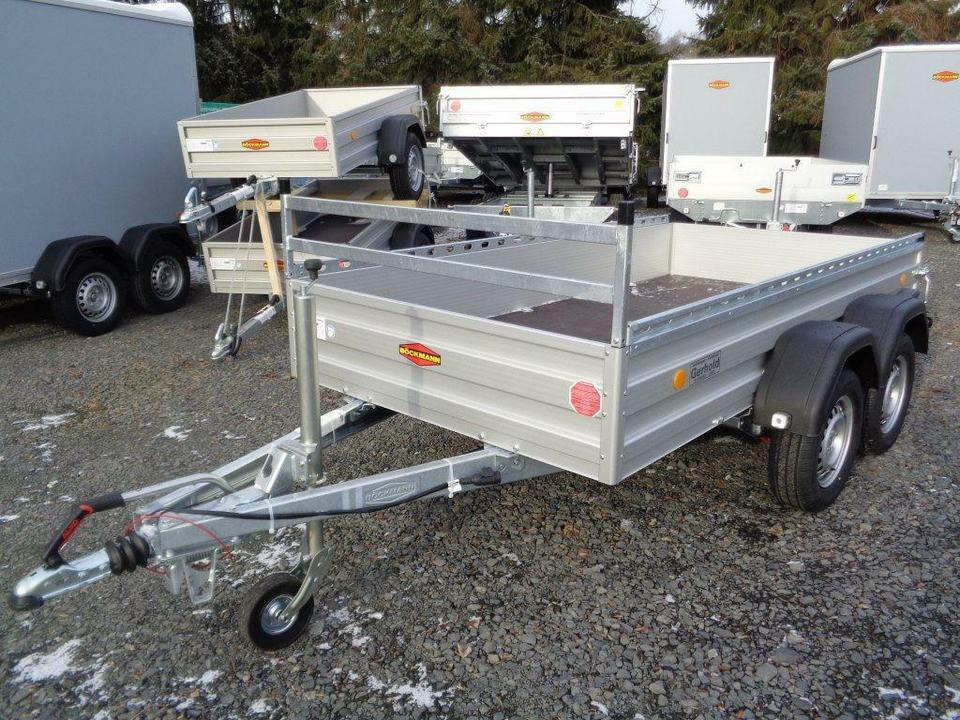 Böckmann PKW-Anhänger, 2000 kg, Tandem - Flaksläp: bild 1 Böckmann PKW-Anhänger, 2000 kg, Tandem - Flaksläp: bild 1