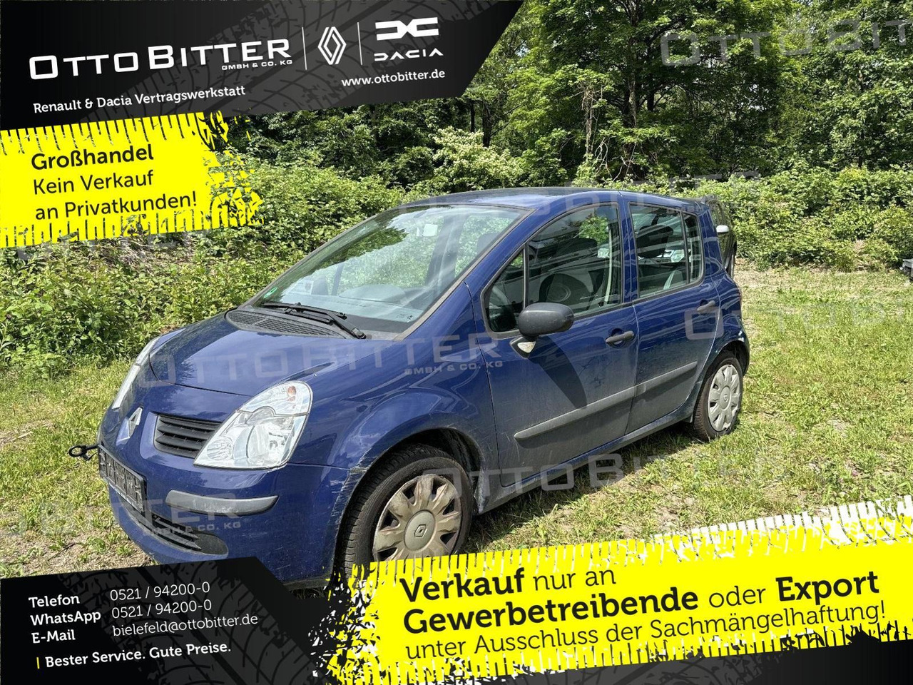 Renault Modus 1.2 Avantage +MOTOR OHNE FUNKTION+ - Sedan: bild 1 Renault Modus 1.2 Avantage +MOTOR OHNE FUNKTION+ - Sedan: bild 1