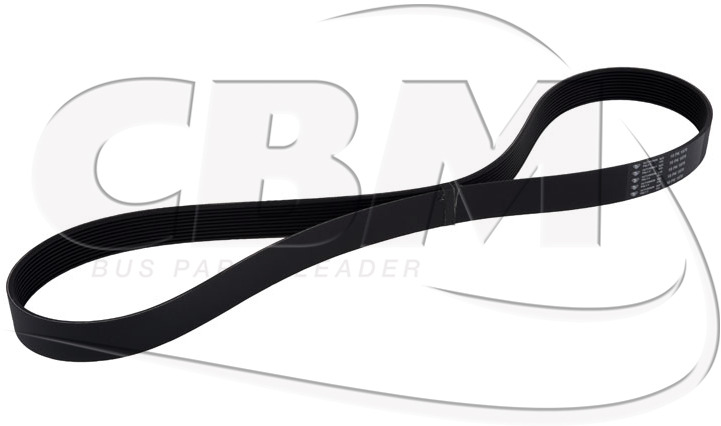 HUTCHINSON ALTERNATOR BELT - MERCEDES MAN (A0003531720 | 81351070056) - Rem för Buss: bild 1 HUTCHINSON ALTERNATOR BELT - MERCEDES MAN (A0003531720 | 81351070056) - Rem för Buss: bild 1
