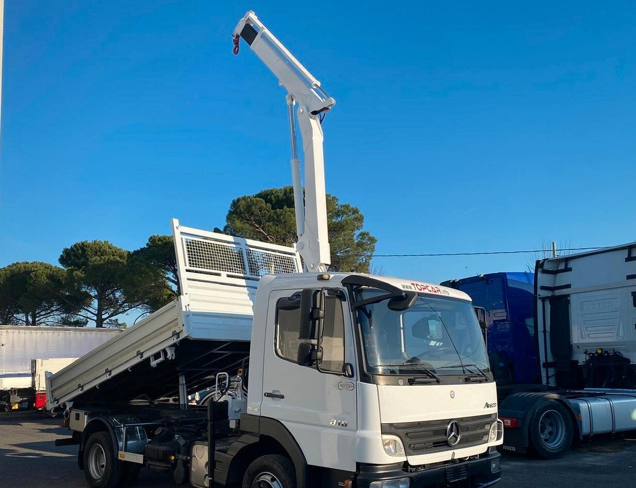 MERCEDES 816 ATEGO CASSONE RIBALTABILE E GRU - Övrig maskin: bild 2 MERCEDES 816 ATEGO CASSONE RIBALTABILE E GRU - Övrig maskin: bild 2