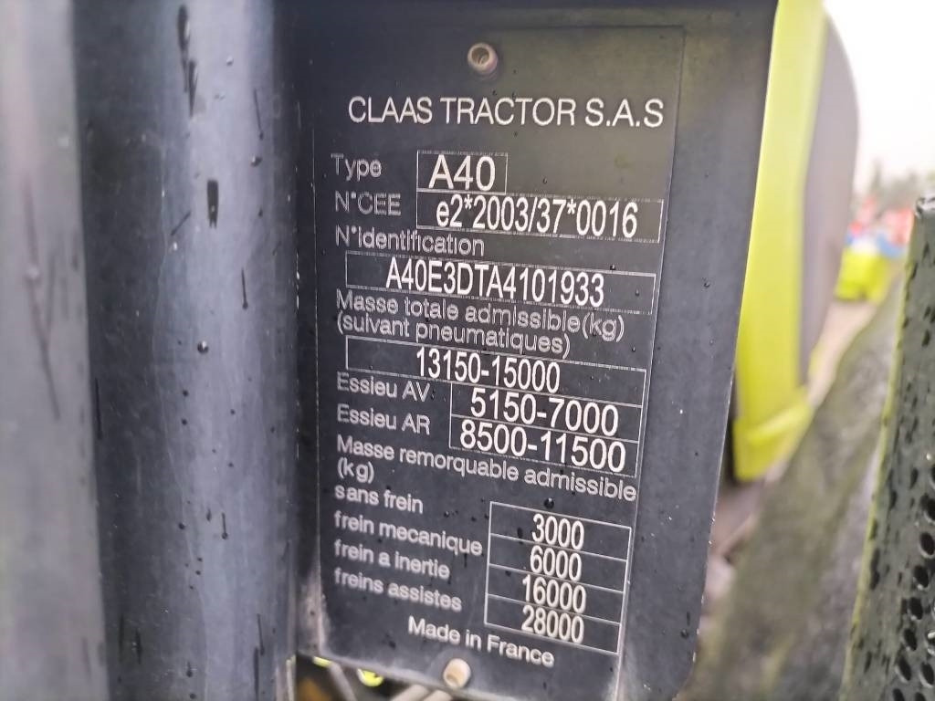 Traktor Claas Axion 830 Cmatic: bild 8
