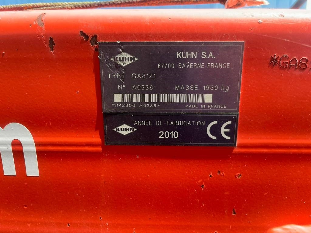 Kuhn GA 8121 - Hövändare: bild 5 Kuhn GA 8121 - Hövändare: bild 5