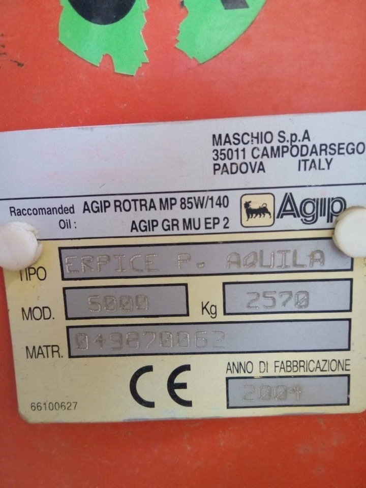 Maschio Aquila 5000 - Harv: bild 2 Maschio Aquila 5000 - Harv: bild 2