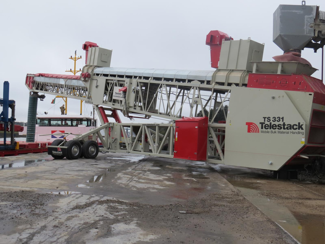 Telestack TS331 Ship Loading Conveyor - Teleskoplastar: bild 1 Telestack TS331 Ship Loading Conveyor - Teleskoplastar: bild 1