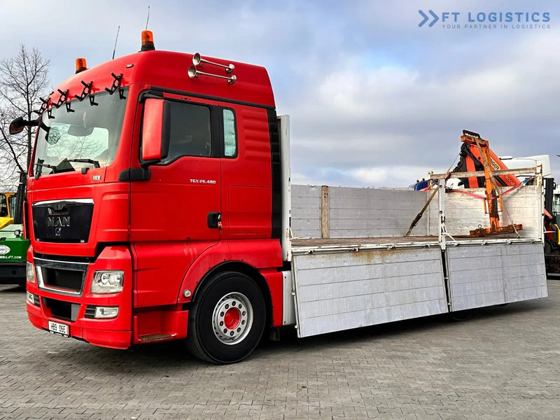 MAN TGX 26.480 Ciężarówka burtowa MAN TGX 26.480 6X2 / PALFINGER PK9002-EH B Crane / 80% Michelin Tire Dodać do ulubionych - Kranbil: bild 2 MAN TGX 26.480 Ciężarówka burtowa MAN TGX 26.480 6X2 / PALFINGER PK9002-EH B Crane / 80% Michelin Tire Dodać do ulubionych - Kranbil: bild 2