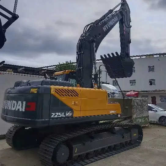 Hyundai Digger 225lvs Second Hand Korea Made High Performance Machine Hyundai Excavator for Sale - Bandgrävare: bild 4 Hyundai Digger 225lvs Second Hand Korea Made High Performance Machine Hyundai Excavator for Sale - Bandgrävare: bild 4