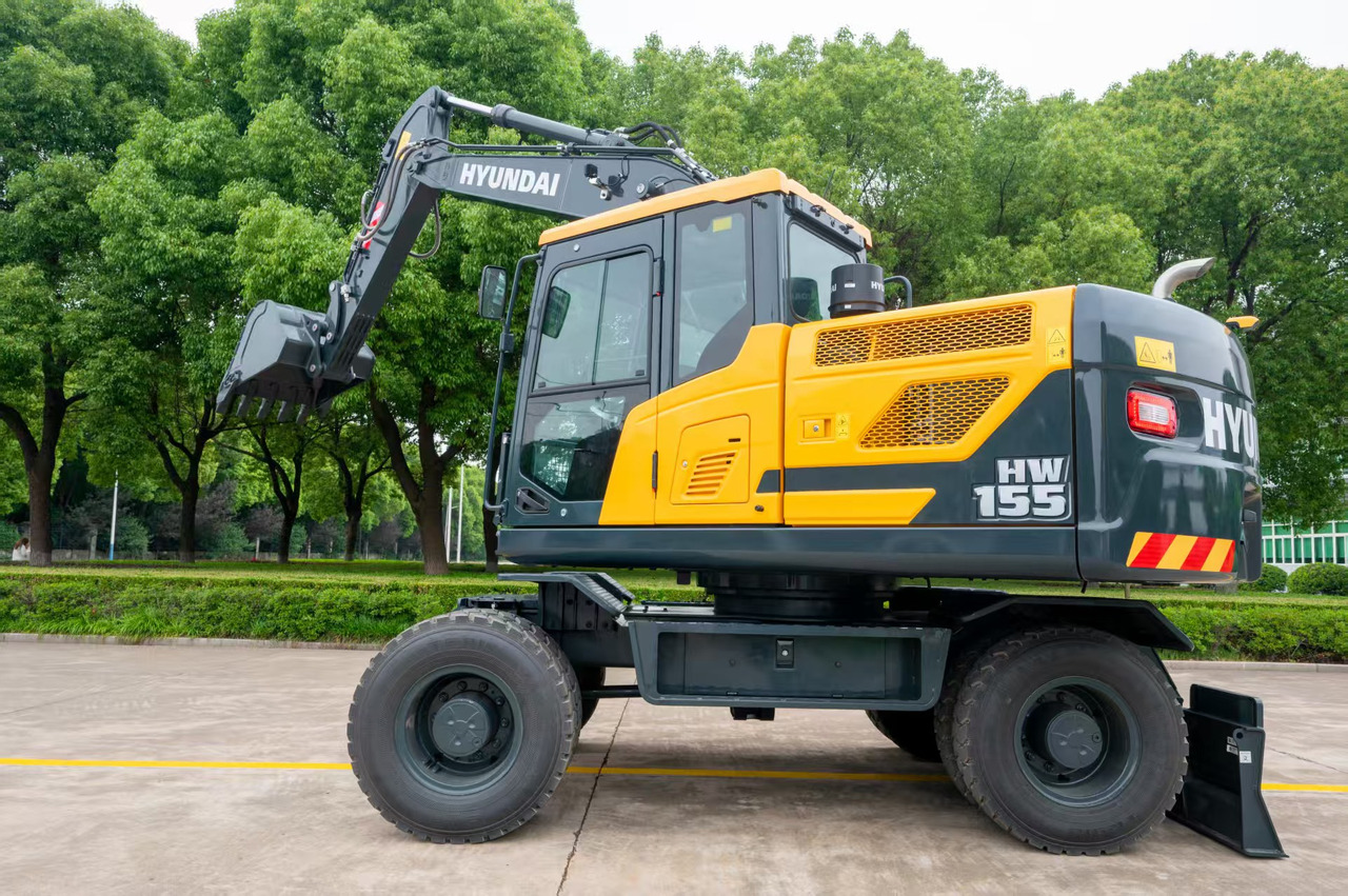 HYUNDAI HW155 - Grävmaskin på däck: bild 5 HYUNDAI HW155 - Grävmaskin på däck: bild 5