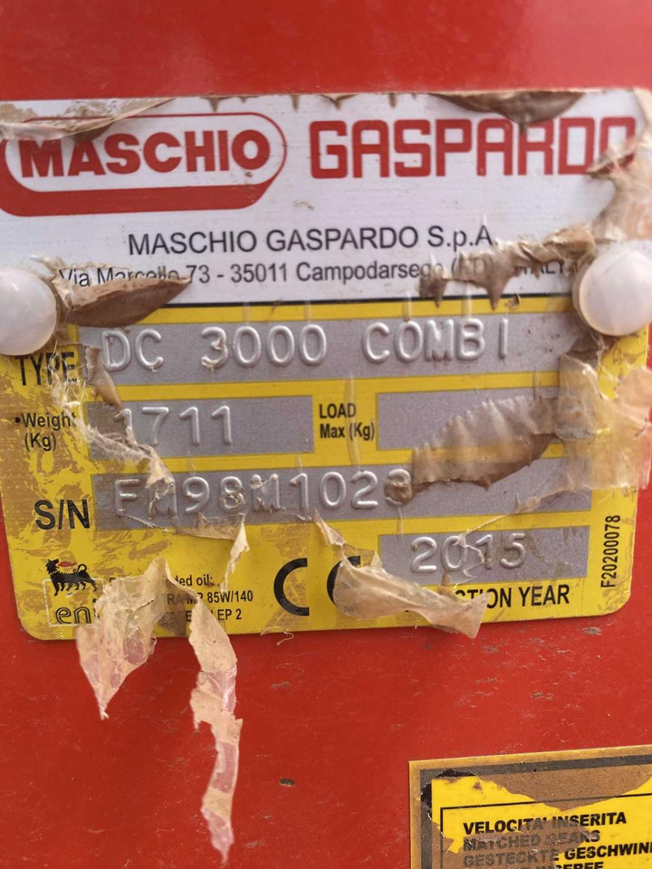 Maschio DC 3000 Drago - Maskin för jordbearbetning: bild 5 Maschio DC 3000 Drago - Maskin för jordbearbetning: bild 5