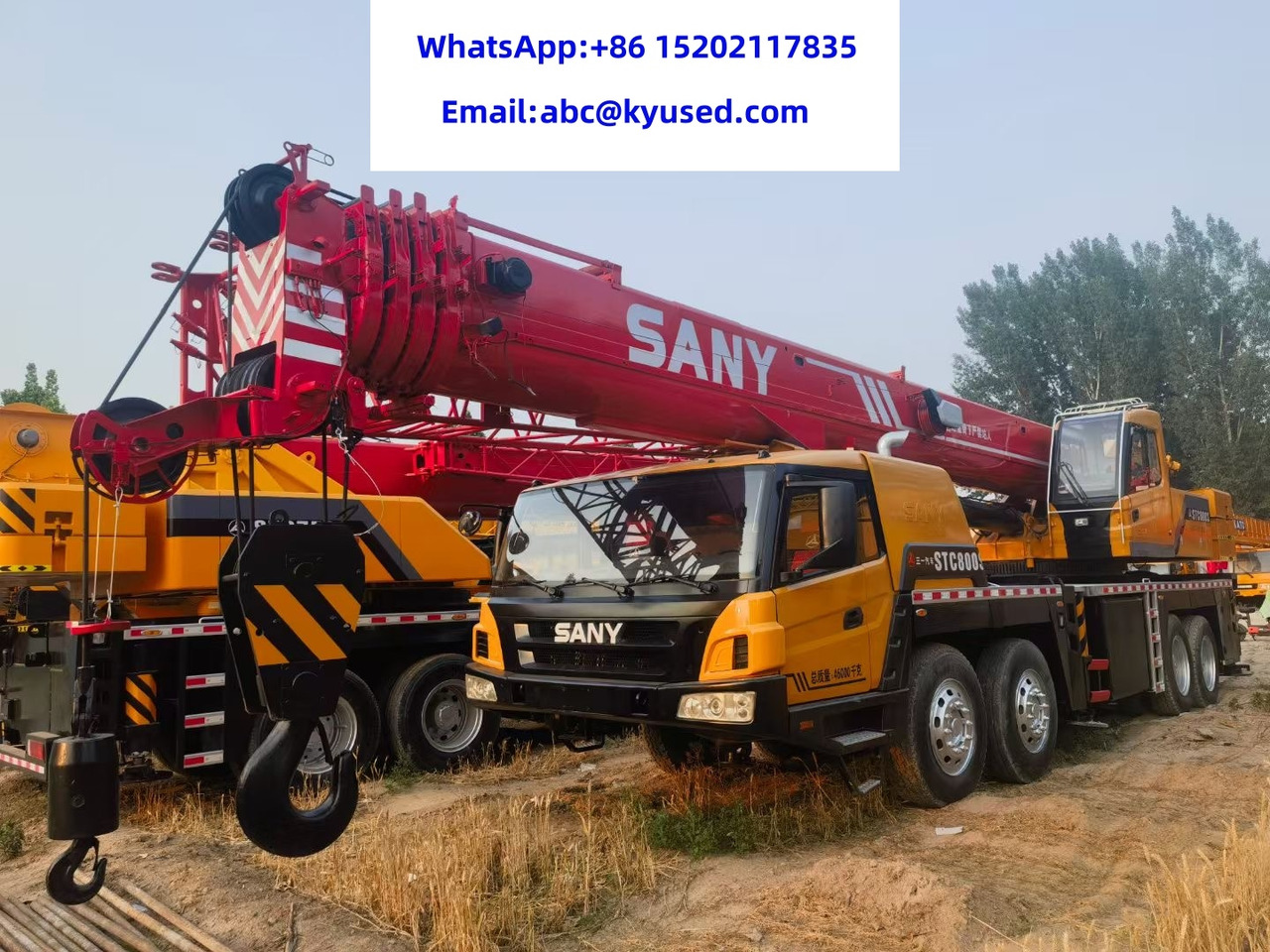 SANY STC800 STC750S STC500S STC1000 STC1600 STC1800 80 TON TRUCK CRANE - Mobilkran: bild 1 SANY STC800 STC750S STC500S STC1000 STC1600 STC1800 80 TON TRUCK CRANE - Mobilkran: bild 1