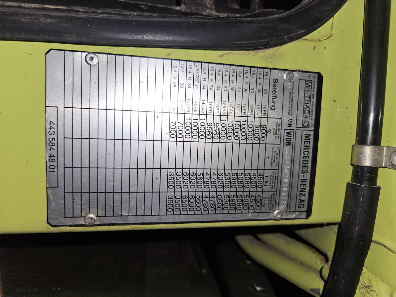 MERCEDES-BENZ MB-TRAC 1600 - Traktor: bild 5 MERCEDES-BENZ MB-TRAC 1600 - Traktor: bild 5