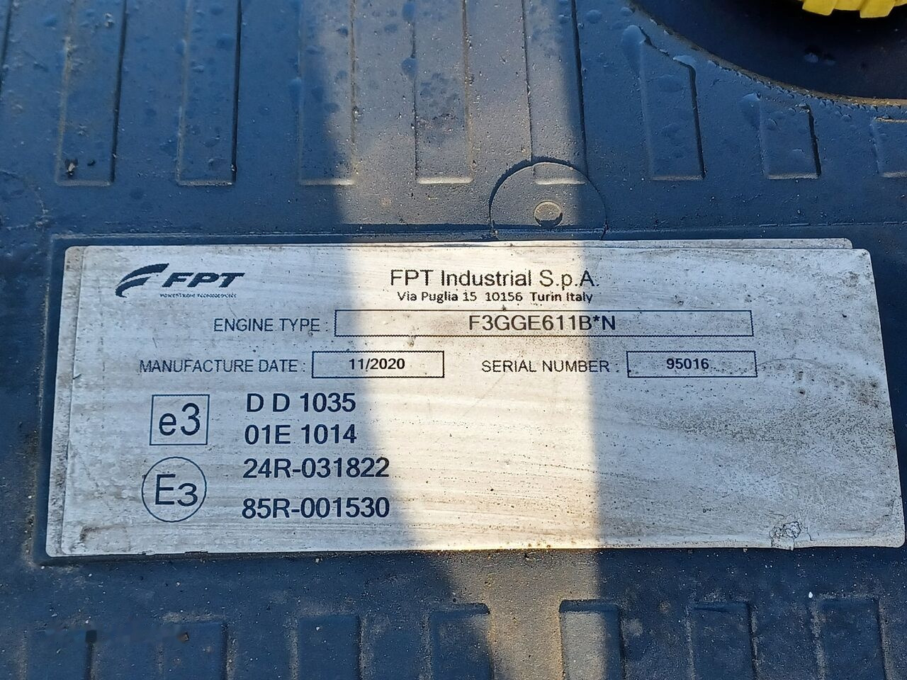 IVECO F3GGE611B*N IVECO truck - Motor för Lastbil: bild 1 IVECO F3GGE611B*N IVECO truck - Motor för Lastbil: bild 1