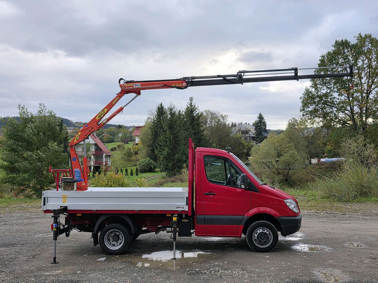 Mercedes-Benz Sprinter 418 CDI Skrzynia +HDS 10.5 M +Pilot ! 87000km ! - Transportbil med flak: bild 3 Mercedes-Benz Sprinter 418 CDI Skrzynia +HDS 10.5 M +Pilot ! 87000km ! - Transportbil med flak: bild 3