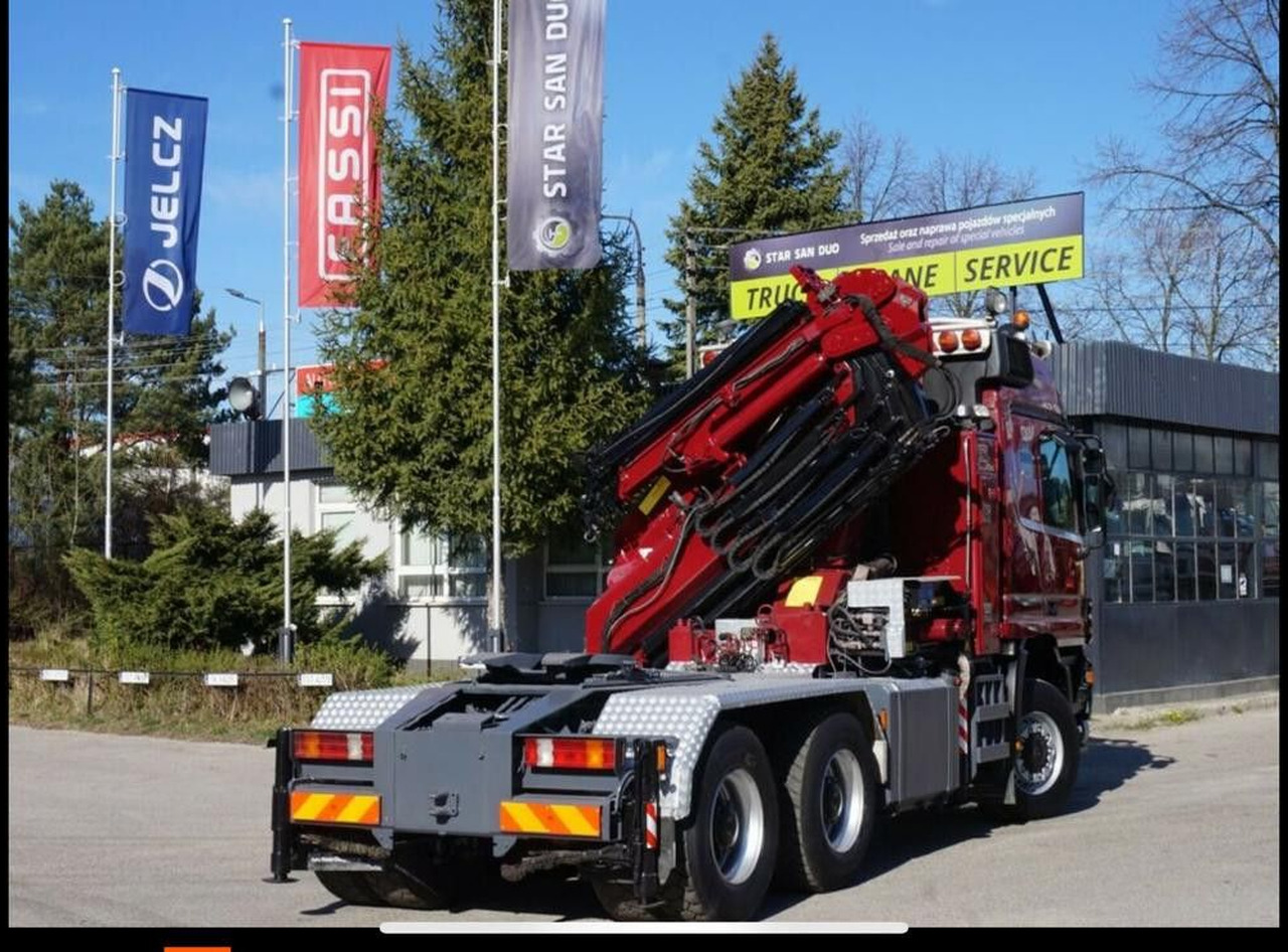 Mercedes-Benz ACTROS 3348 Kran HMF3720K4 Fly-Jip Fun k Klima - Kranbil: bild 4 Mercedes-Benz ACTROS 3348 Kran HMF3720K4 Fly-Jip Fun k Klima - Kranbil: bild 4