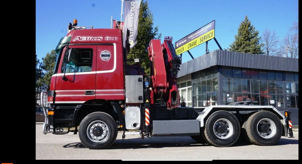 Mercedes-Benz ACTROS 3348 Kran HMF3720K4 Fly-Jip Fun k Klima - Kranbil: bild 3 Mercedes-Benz ACTROS 3348 Kran HMF3720K4 Fly-Jip Fun k Klima - Kranbil: bild 3