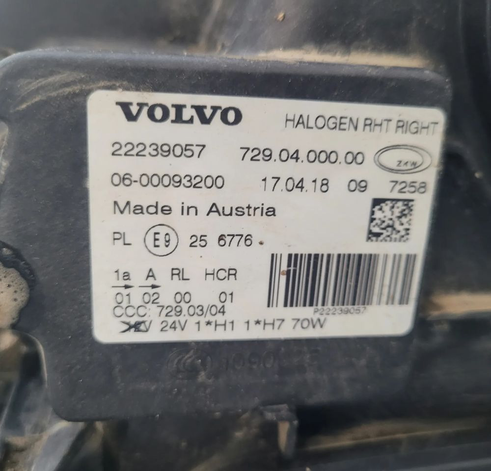 LAMPA VOLVO FMX RH ORYGINAŁ 22239057 CHWALIM116 - Karosseri och exteriör för Lastbil: bild 5 LAMPA VOLVO FMX RH ORYGINAŁ 22239057 CHWALIM116 - Karosseri och exteriör för Lastbil: bild 5