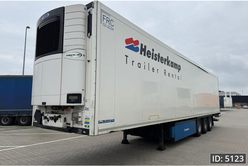 Krone SD / Carrier Vector 1550 / DHOLLANDIA 2000Kg / BPW Drum - Kyl/ Frys semitrailer: bild 1 Krone SD / Carrier Vector 1550 / DHOLLANDIA 2000Kg / BPW Drum - Kyl/ Frys semitrailer: bild 1