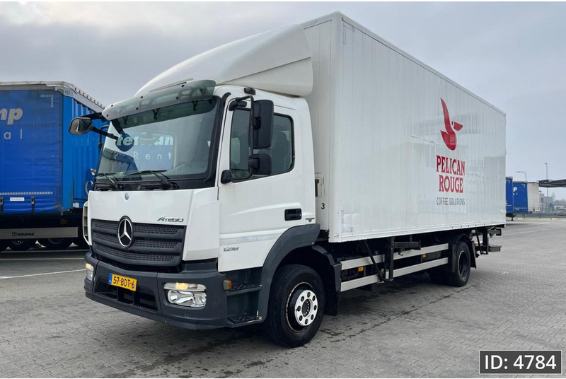 Mercedes-Benz Atego 1218 Day Cab, Euro 5, BDF / Automatic / standklima / DHOLLANDIA 2000KG - Containerbil/ Växelflak lastbil: bild 1 Mercedes-Benz Atego 1218 Day Cab, Euro 5, BDF / Automatic / standklima / DHOLLANDIA 2000KG - Containerbil/ Växelflak lastbil: bild 1
