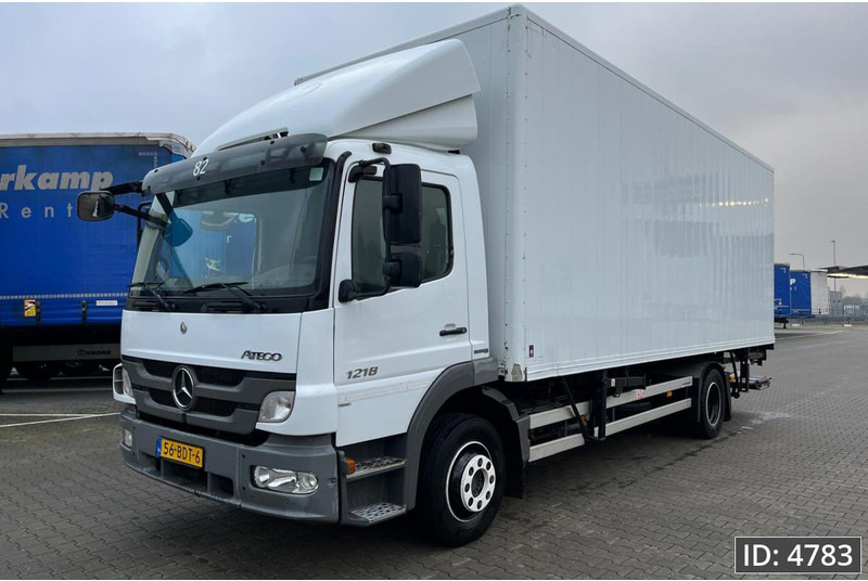 Mercedes-Benz Atego 1218 Day Cab, Euro 5, BDF / EPS automatic / standklima / DHOLLANDIA 2000KG - Containerbil/ Växelflak lastbil: bild 1 Mercedes-Benz Atego 1218 Day Cab, Euro 5, BDF / EPS automatic / standklima / DHOLLANDIA 2000KG - Containerbil/ Växelflak lastbil: bild 1