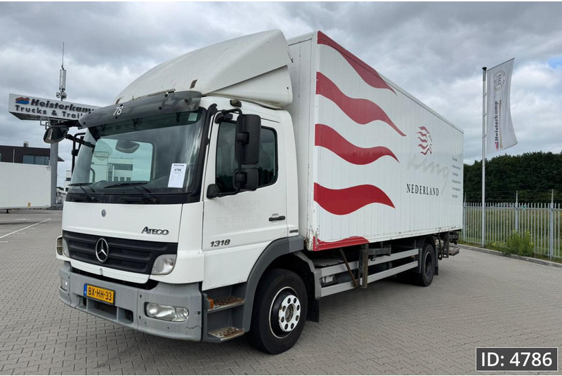 Mercedes-Benz Atego 1318 Day Cab, Euro 5, BDF / EPS automatic / DHOLLANDIA 2000KG - Containerbil/ Växelflak lastbil: bild 1 Mercedes-Benz Atego 1318 Day Cab, Euro 5, BDF / EPS automatic / DHOLLANDIA 2000KG - Containerbil/ Växelflak lastbil: bild 1