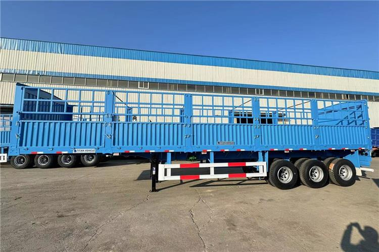 TITAN 3 Axle 60 Ton Cargo Semi Trailer for Sale In Sudan - Djurtransport semitrailer: bild 4 TITAN 3 Axle 60 Ton Cargo Semi Trailer for Sale In Sudan - Djurtransport semitrailer: bild 4
