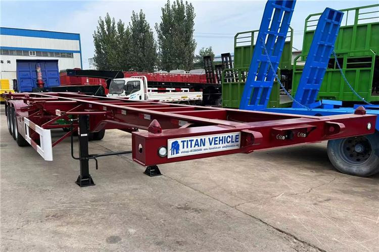 TITAN 40ft Skeleton Trailer Price for Sale In Guyana - Chassi semitrailer: bild 2 TITAN 40ft Skeleton Trailer Price for Sale In Guyana - Chassi semitrailer: bild 2