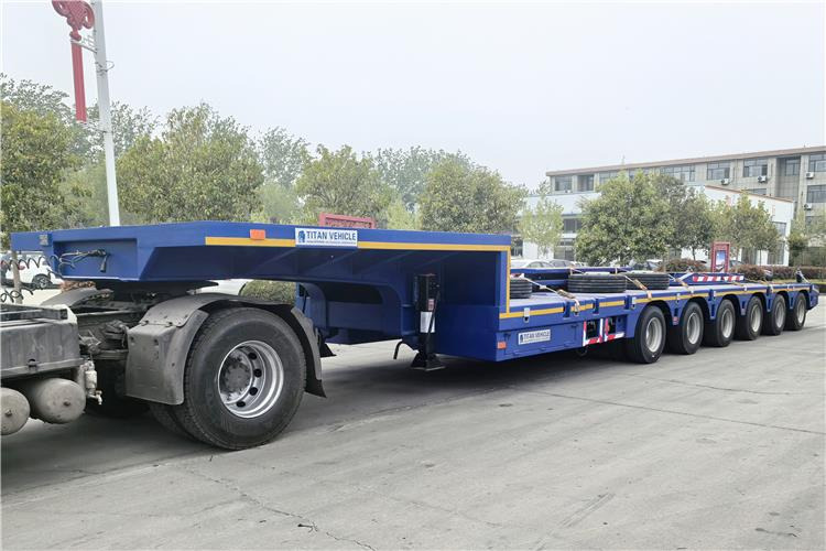TITAN 6 Axle 120 Ton Extendable Low Loader Trailer for Sale Price - Låg lastare semitrailer: bild 1 TITAN 6 Axle 120 Ton Extendable Low Loader Trailer for Sale Price - Låg lastare semitrailer: bild 1