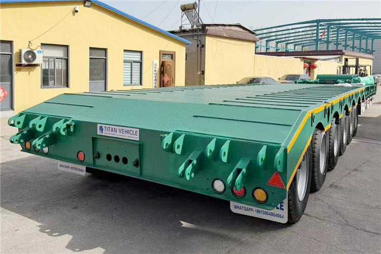 TITAN 6 Axle 80 Ton Low Loader Semi Trailer for Sale In Zambia - Låg lastare semitrailer: bild 3 TITAN 6 Axle 80 Ton Low Loader Semi Trailer for Sale In Zambia - Låg lastare semitrailer: bild 3