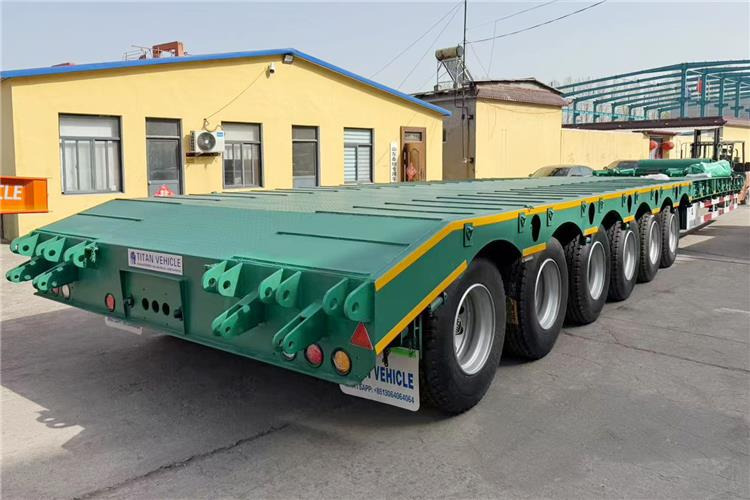 TITAN 6 Axle 80 Ton Low Loader Semi Trailer for Sale In Zambia - Låg lastare semitrailer: bild 4 TITAN 6 Axle 80 Ton Low Loader Semi Trailer for Sale In Zambia - Låg lastare semitrailer: bild 4