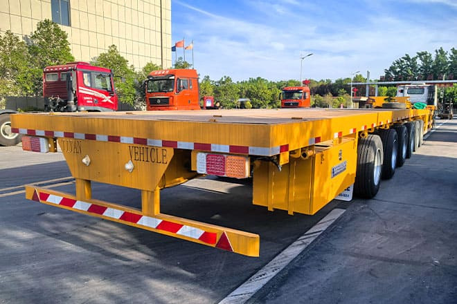 TITAN 6 Axle Extendable Semi Trailer for Sale in Saudi Arabia - Låg lastare semitrailer: bild 2 TITAN 6 Axle Extendable Semi Trailer for Sale in Saudi Arabia - Låg lastare semitrailer: bild 2
