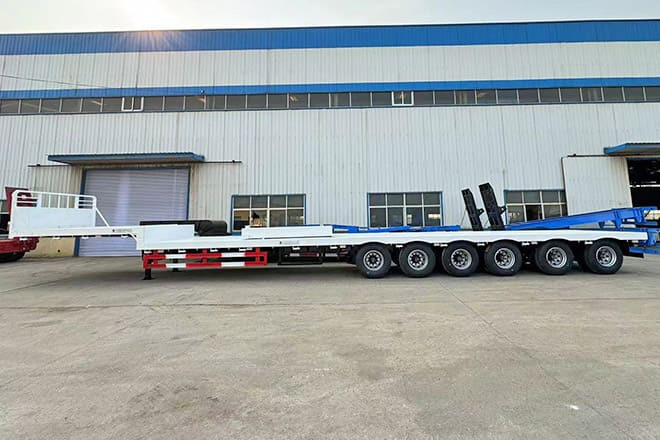 TITAN 6 Axle Step Deck Flatbed Trailer for Sale in Philippines - Flaktrailer: bild 3 TITAN 6 Axle Step Deck Flatbed Trailer for Sale in Philippines - Flaktrailer: bild 3