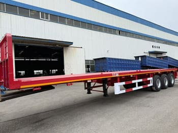 TITAN Flatbed Tri Axle Truck Trailer for Sale in Tanzania - Flaktrailer: bild 1 TITAN Flatbed Tri Axle Truck Trailer for Sale in Tanzania - Flaktrailer: bild 1