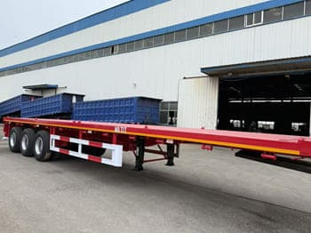 TITAN Flatbed Tri Axle Truck Trailer for Sale in Tanzania - Flaktrailer: bild 4 TITAN Flatbed Tri Axle Truck Trailer for Sale in Tanzania - Flaktrailer: bild 4