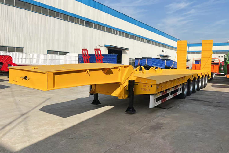 TITAN Hydraulic Low Bed Trailer for Sale in Kenya - Låg lastare semitrailer: bild 1 TITAN Hydraulic Low Bed Trailer for Sale in Kenya - Låg lastare semitrailer: bild 1
