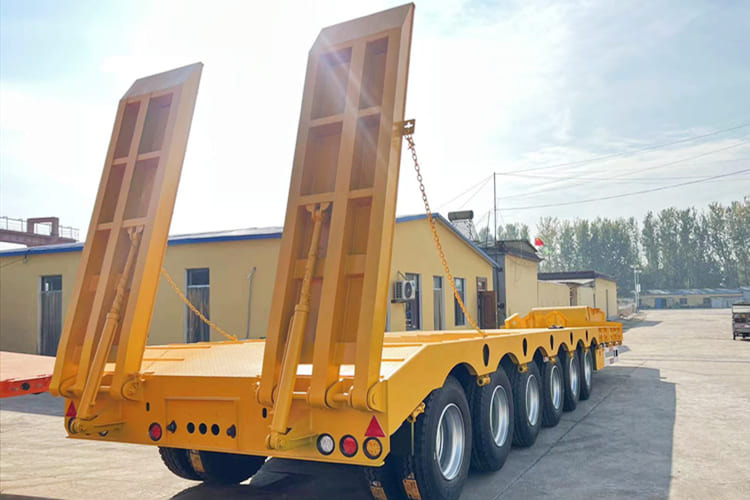 TITAN Hydraulic Low Bed Trailer for Sale in Kenya - Låg lastare semitrailer: bild 3 TITAN Hydraulic Low Bed Trailer for Sale in Kenya - Låg lastare semitrailer: bild 3